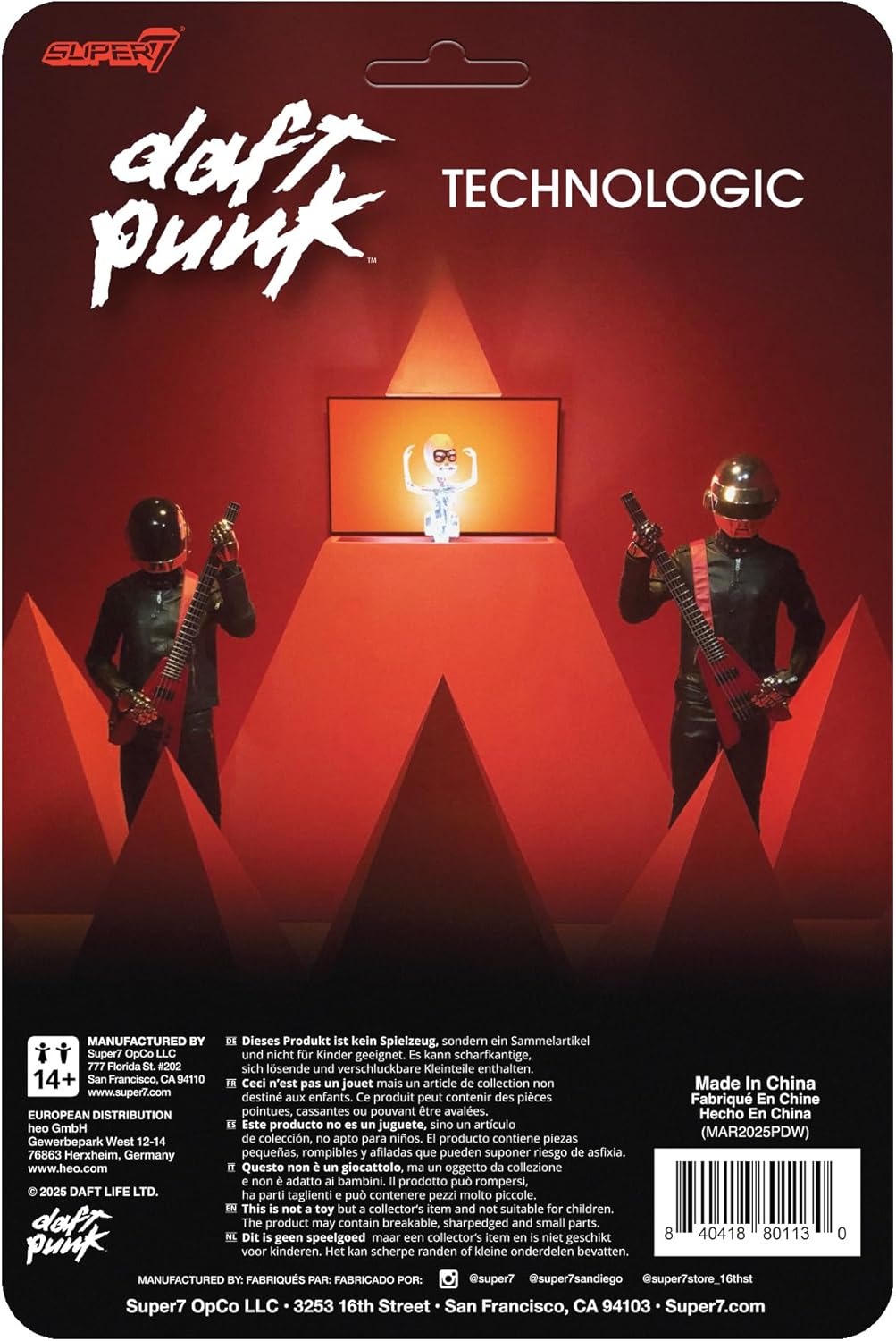 Super7 Daft Punk Reaction Figures Wave 01 - Human After All Action Figure