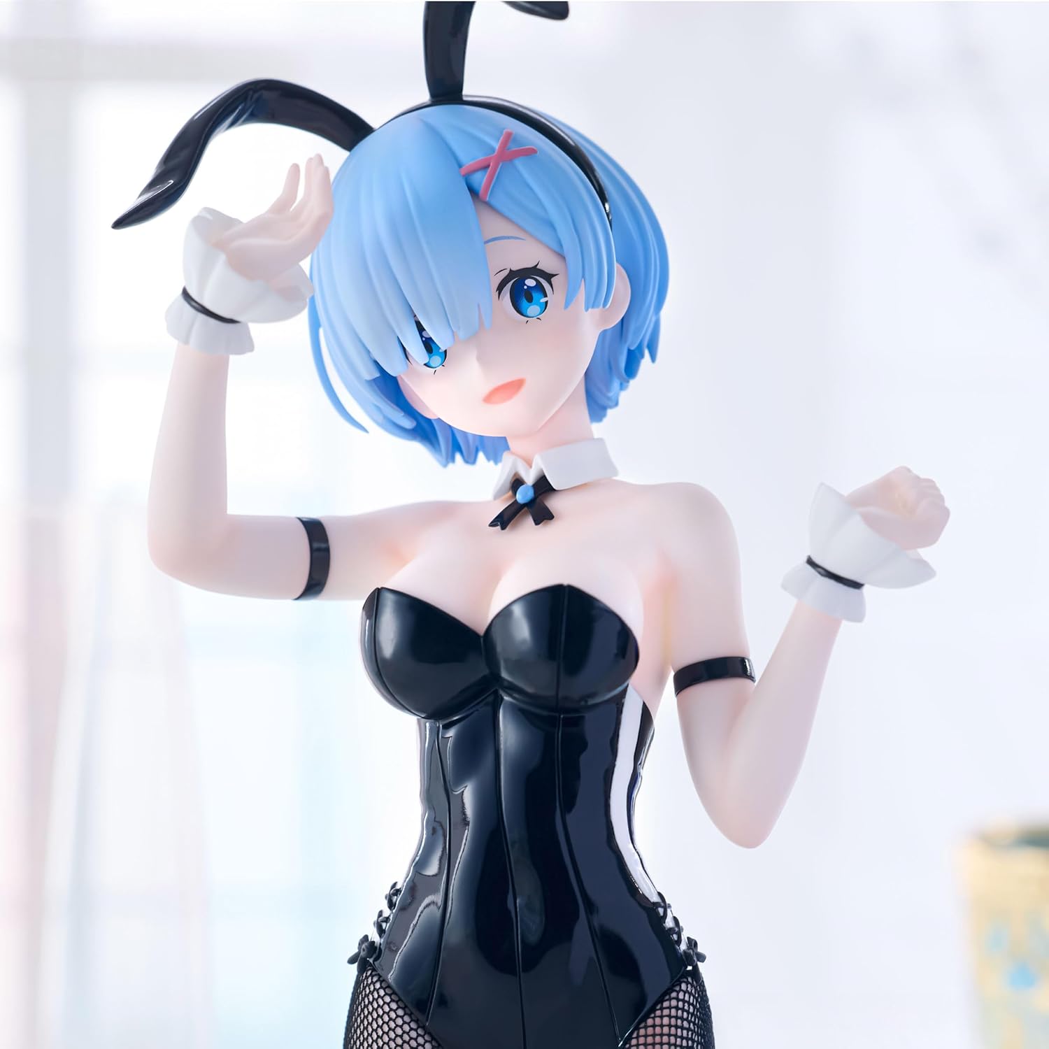 FuRyu Corporation-Re:Zero -Starting Life in Another World- BiCute Bunnies Figure -Rem Bicolor
