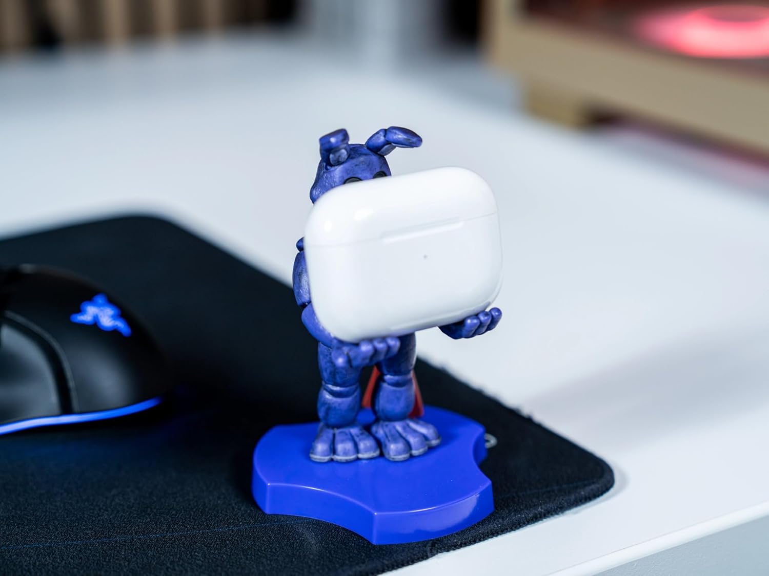 Cableguys Minis Five Nights at Freddy's Bonnie - Supporto per telefono cellulare e comodino, per smartphone e piccoli dispositivi, decorazione da scrivania