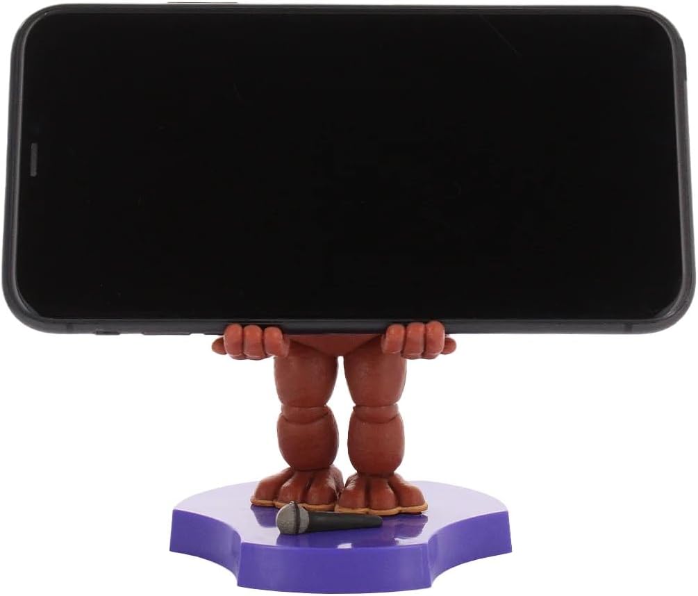 Cableguys Minis Five Nights at Freddy's Freddy Phone Stand & Earbuds Holder - Novelty Phone Stand for Desk Decor and Bedside Accessories, In Ear Headphone Holder for Smartphone & Small Devices