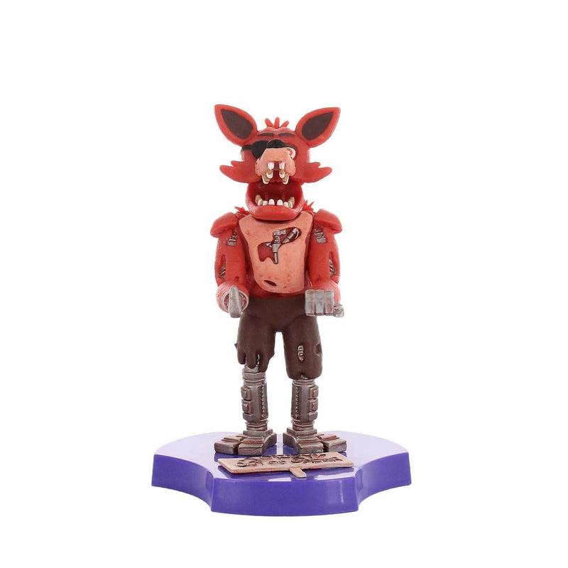 Cableguys Minis Five Nights at Freddy's Foxy Phone Stand & Earbuds Holder - Novelty Phone Stand for Desk Decor and Bedside Accessories, In Ear Headphone Holder for Smartphone & Small Devices