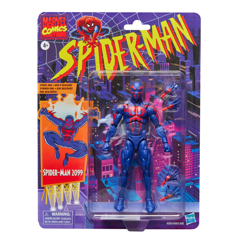 Marvel Legends Series Spider-Man 2099 Retro Cardback Comics Action Figure