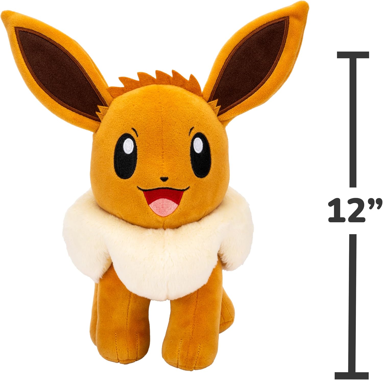 Pokémon Eevee Plush Peluche douce 30,5 cm avec détails authentiques