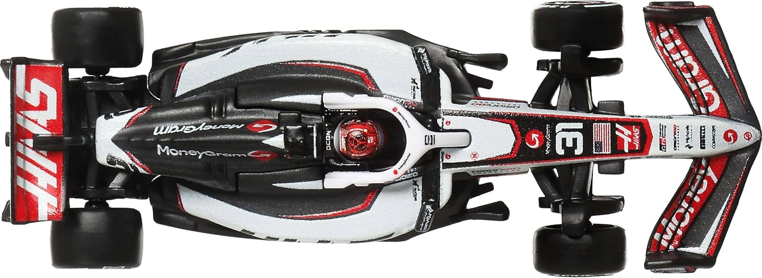 Hot Wheels 1:64 Scale Premium Die-Cast Formula 1 Collectible Toy Race Car with Real Riders Tires & Metal/Metal Body & Chassis (Styles May Vary