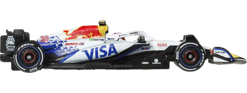 Hot Wheels 1:64 Scale Premium Die-Cast Formula 1 Collectible Toy Race Car with Real Riders Tires & Metal/Metal Body & Chassis (Styles May Vary