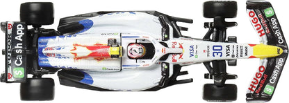 Hot Wheels 1:64 Scale Premium Die-Cast Formula 1 Collectible Toy Race Car with Real Riders Tires & Metal/Metal Body & Chassis (Styles May Vary