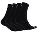 Velocity Performance Crew Socks, Pack of 2 Pairs, Cushioned, Running Athletic Training Socks, Seamless Toe, Odour Control, Breathable Mesh and Supportive Fit
