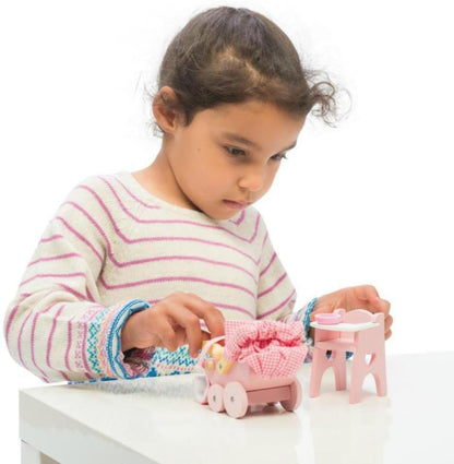 Le Toy Van Poppenhuismeubels Babyset - Hout