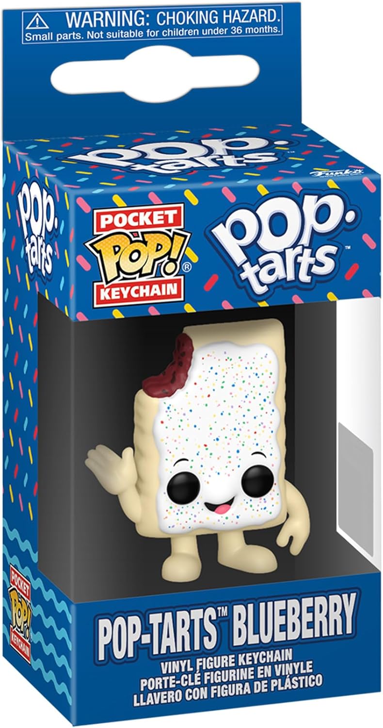 Funko Pop! Keychain: Kelloggs Pop Tarts - Blueberry - Novelty Keyring - Collectable Mini Figure - Stocking Filler - Gift Idea - Official Merchandise - Ad Icons Fans