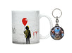 SD Toys - You'll Float Too Mug Set + Metal Keychain Gift IT