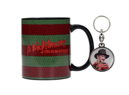 SD Toys - Freddy Colors Mug Set + Metallic Keychain Gift Nightmare on Elm Street