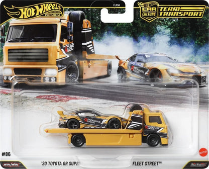 Hot Wheels Premium Car Culture Team Transport '20 Toyota GR Supra & Fleet Street
