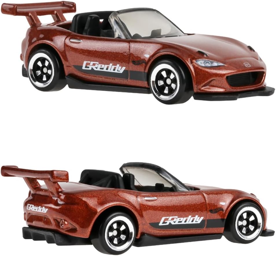 Hot Wheels Silver Series '15 Mazda MX-5 Miata  Compact Kings 4/5, 1:64 Scale Diecast Toy Vehicle