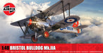 Airfix A05145 Bristol Bulldog Mk.IIA Military Aircraft Plastic Kit for Adults and Children Set Includes 3 different schemes Decals - 1:48 Scale Model Plane