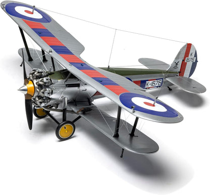 Airfix A05145 Bristol Bulldog Mk.IIA Military Aircraft Plastic Kit for Adults and Children Set Includes 3 different schemes Decals - 1:48 Scale Model Plane