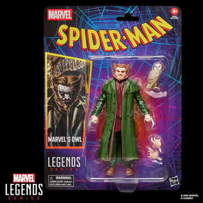 Marvel Legends Series Marvel’s Owl Retro Cardback Spider-Man Comics Action Figure