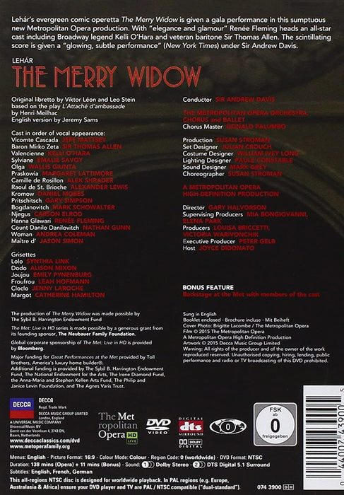 Léhar: The Merry Widow