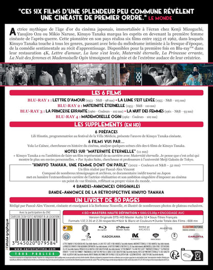 Kinuyo tanaka : réalisatrice de l'âge d'or du cinéma japonais - 6 films
