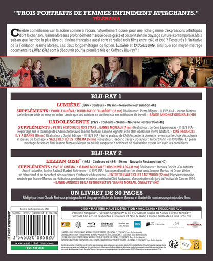 Jeanne Moreau Cineaste+Livret/Blu-Ray