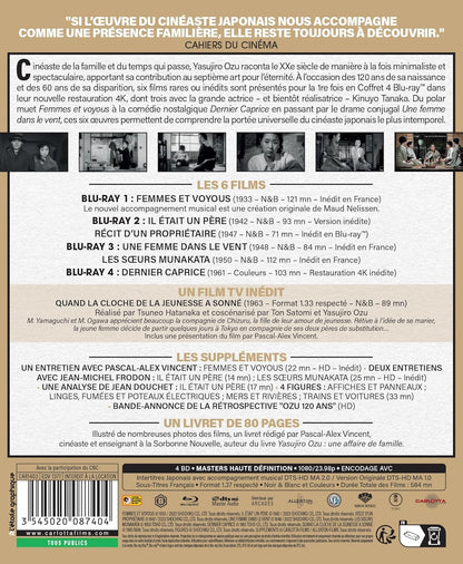 Yasujiro ozu - 6 films rares ou inédits