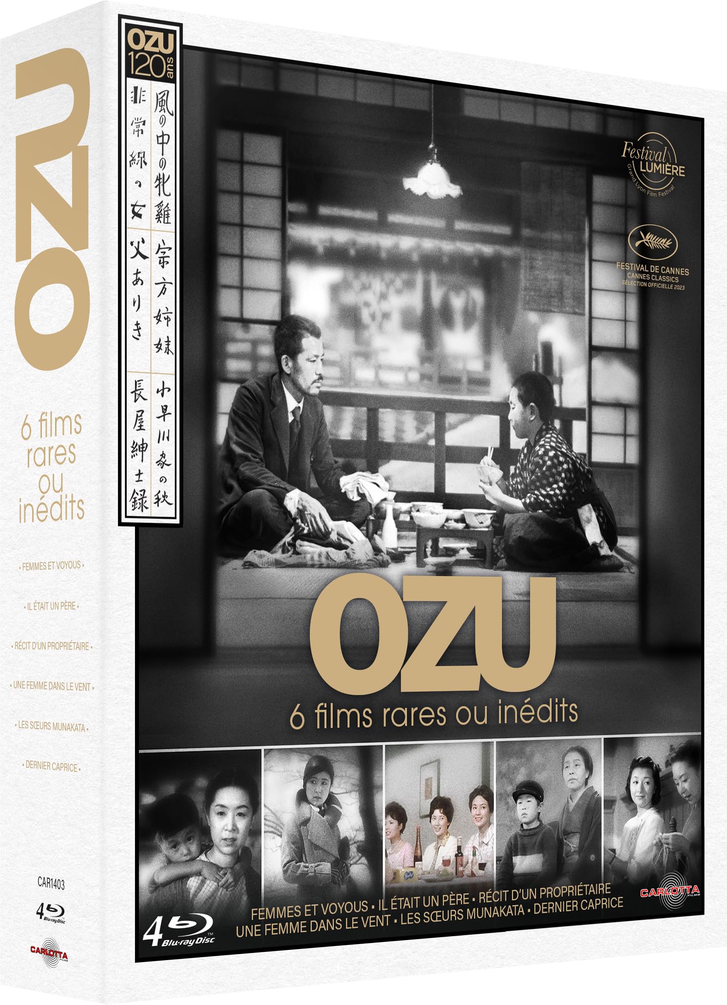 Yasujiro ozu - 6 films rares ou inédits