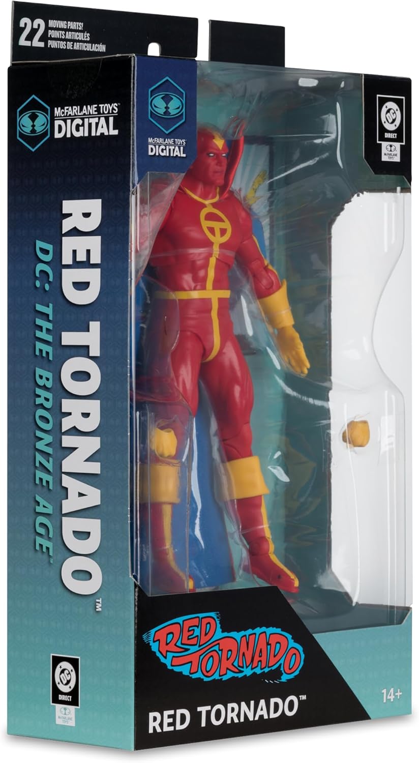 McFarlane DC Direct Red Tornado (DC: The Bronze Age) 7in Action Figure Toys Digital Collectible