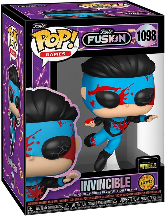 Funko Pop! TV: Fusion - Invincinble - Invincible - Probabilità di 1/6 per la Variante Chase Fusion - Figura in Vinile da Collezione - Idea Regalo - Merchandising Ufficiale - Video Games Fans