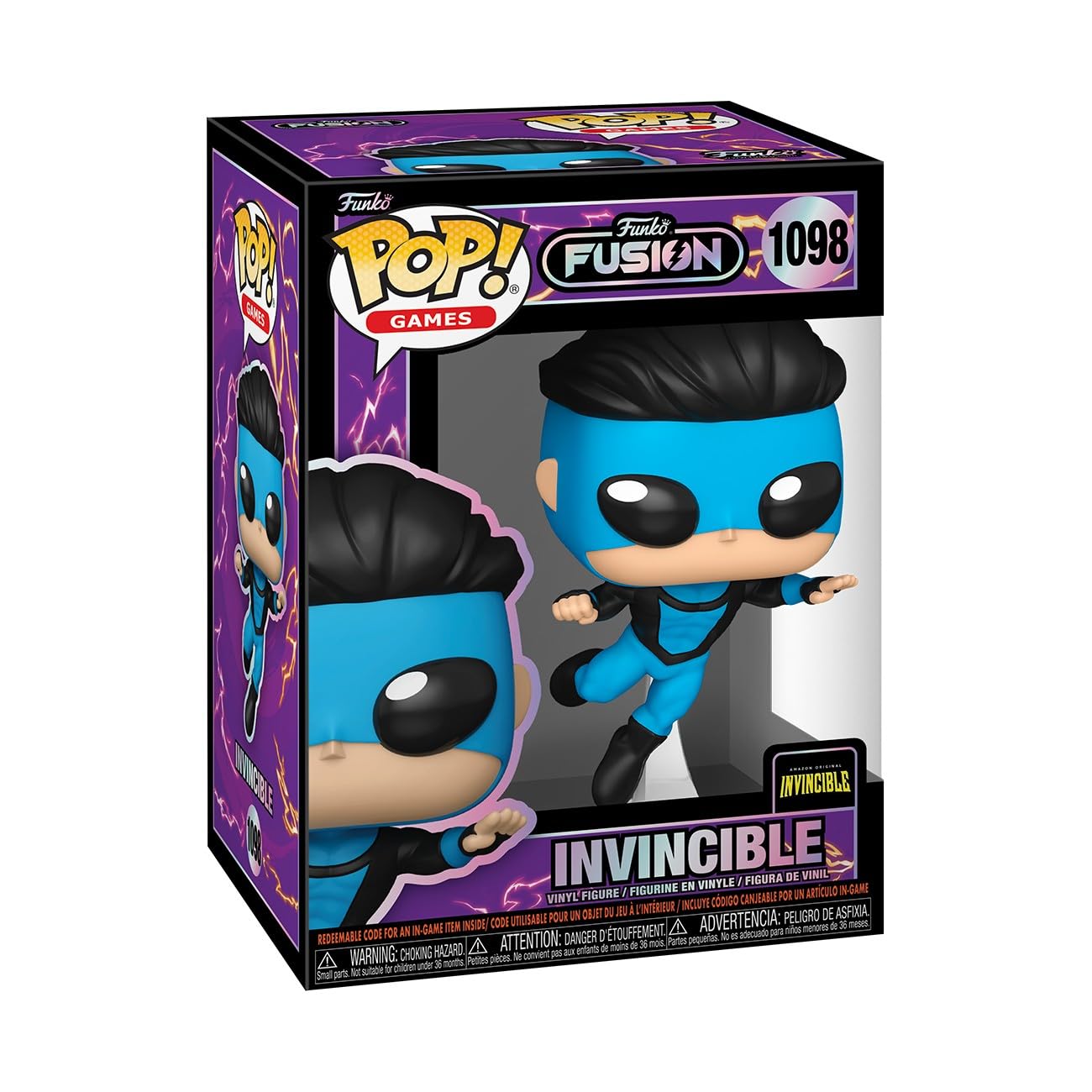 Funko Pop! TV: Fusion - Invincinble - Invincible - Probabilità di 1/6 per la Variante Chase Fusion - Figura in Vinile da Collezione - Idea Regalo - Merchandising Ufficiale - Video Games Fans