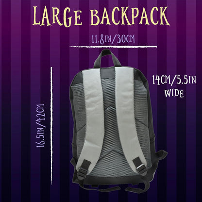 Blue Sky Studios Wednesday Addams Backpacks – Official Licensed Collectible Merchandise, Gothic School Bag, Unique Gifts for Fans, Teens, Adults, Halloween & Everyday Use