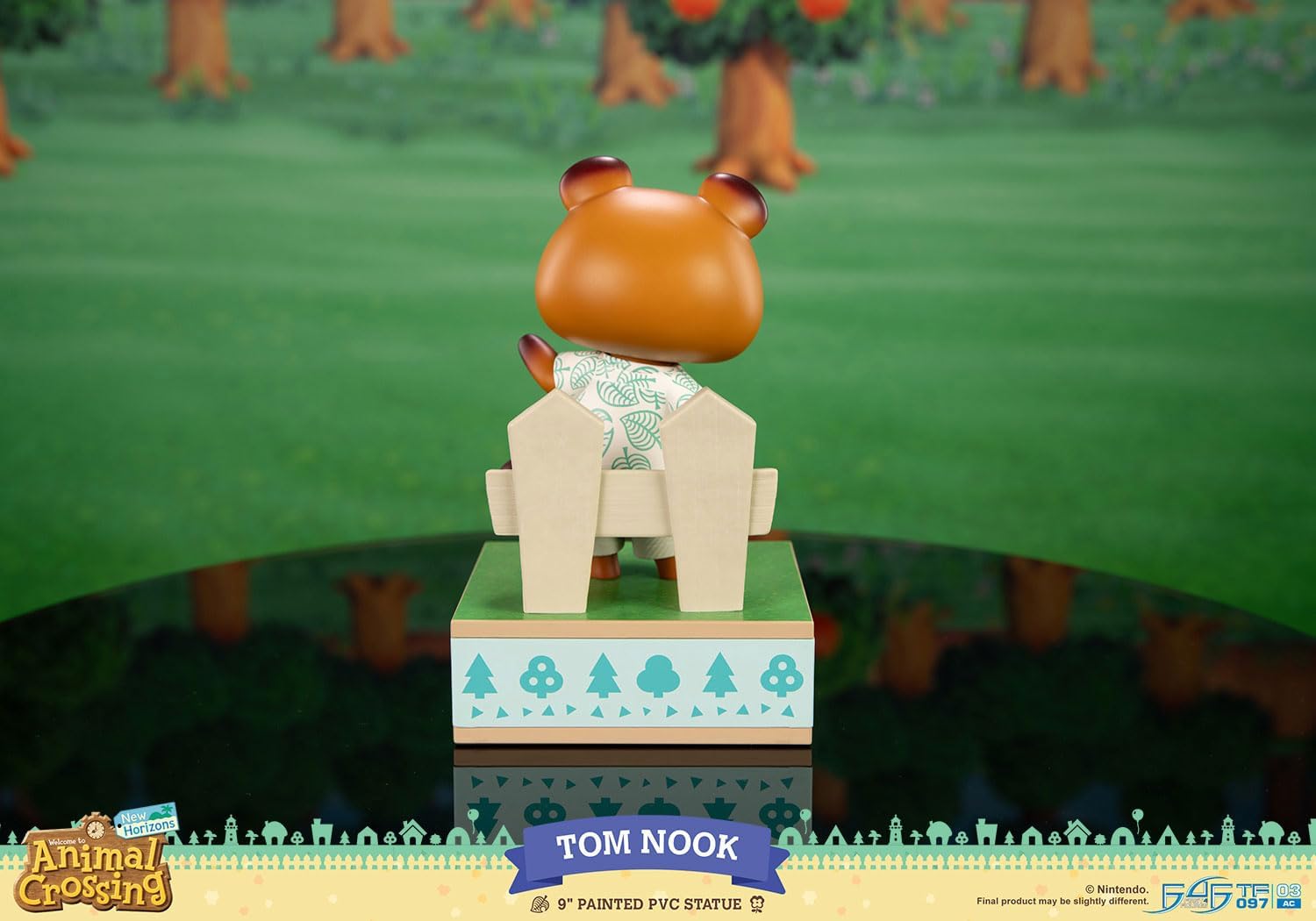 First 4 Figures - Animal Crossing: Nuovi Orizzonti – Statua Tom Nook – Statua in PVC Dipinto – 22 cm