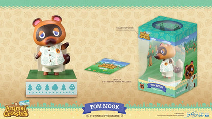 First 4 Figures - Animal Crossing: Nuovi Orizzonti – Statua Tom Nook – Statua in PVC Dipinto – 22 cm