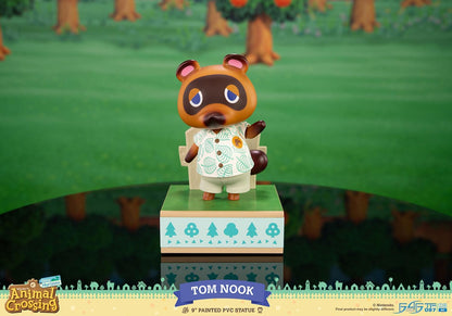 First 4 Figures - Animal Crossing: Nuovi Orizzonti – Statua Tom Nook – Statua in PVC Dipinto – 22 cm