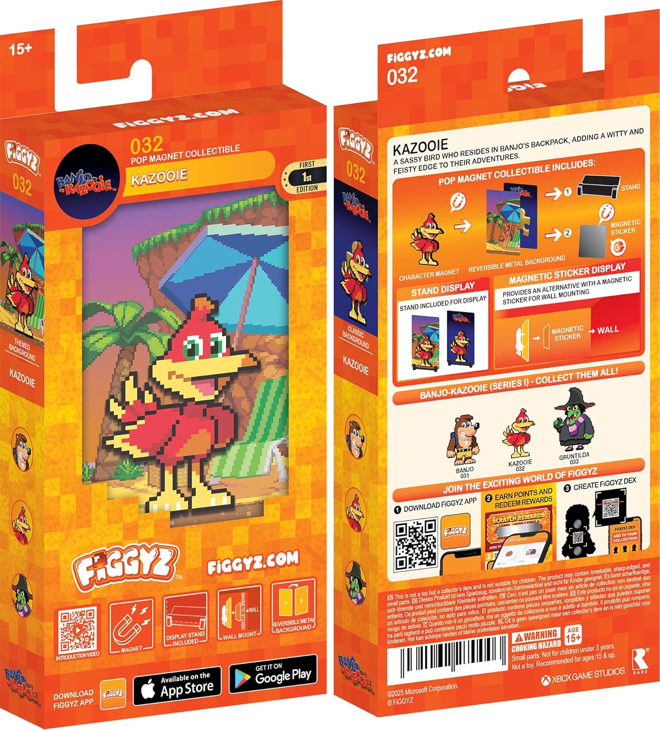 Kazooie #32 Pop Magnet Sammlerstück - Banjo-Kazooie Lizenzfigur