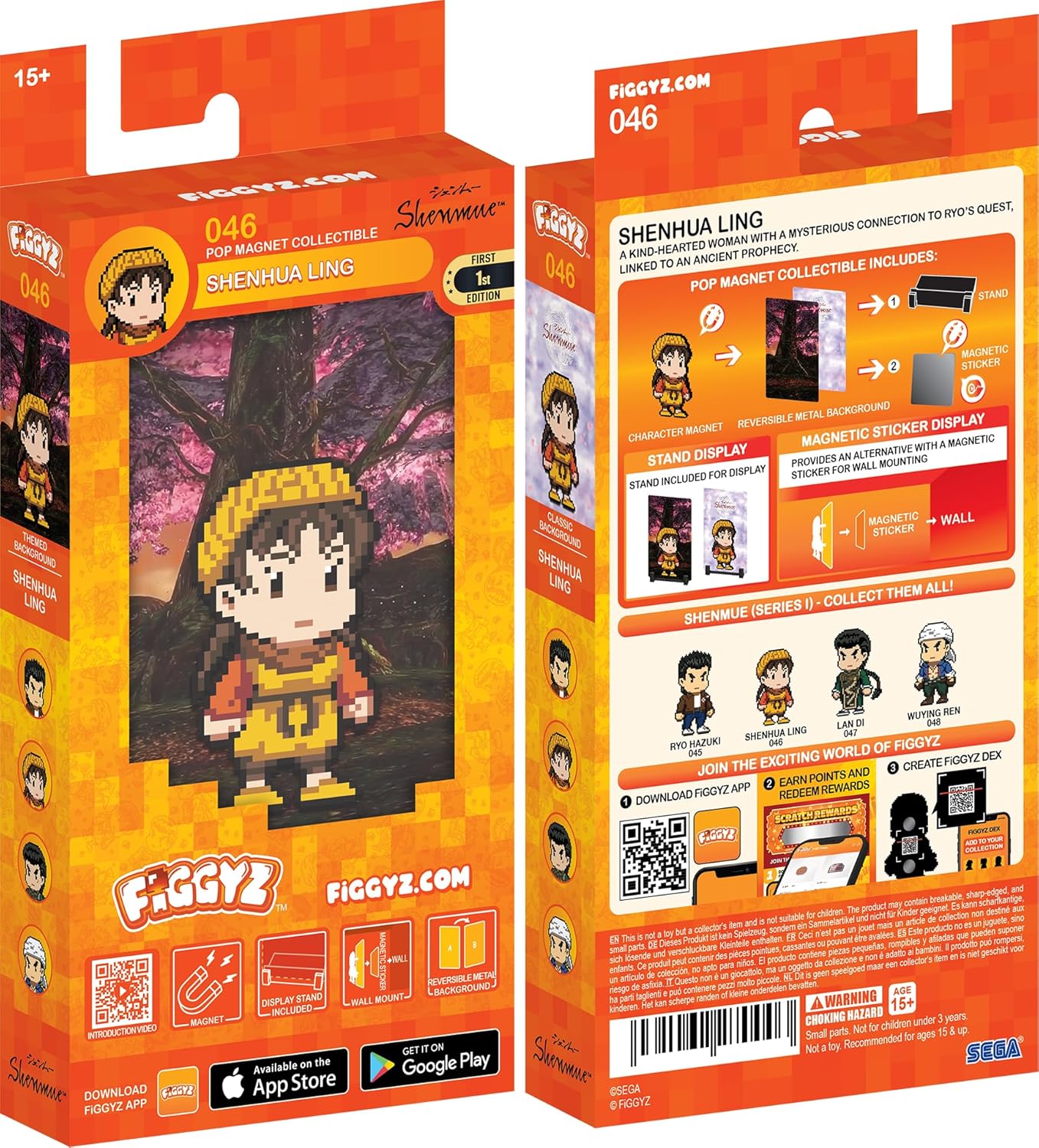 Shenhua Ling #46 Pop Magnet Sammlerstück - Shenmue Lizenzfigur
