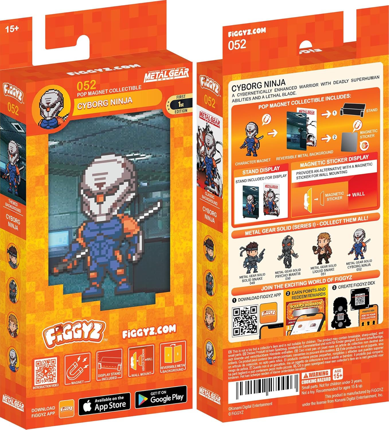 Cyborg Ninja #52 Pop Magnet Sammlerstück - Metal Gear Solid Lizenzfigur