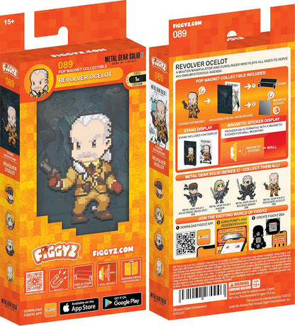 Revolver Ocelot #89 Pop Magnet Sammlerstück - Metal Gear Solid 2 Lizenzfigur