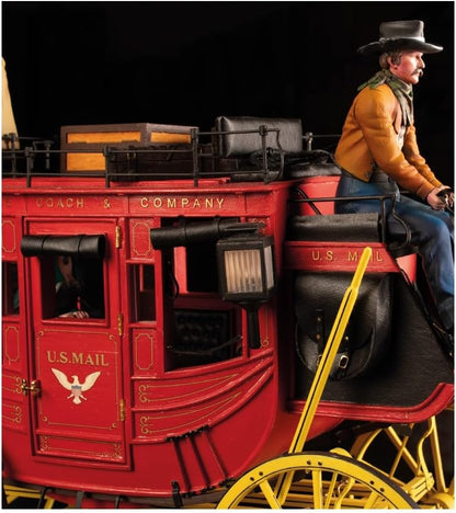Artesanía Latina Diligencia STAGECOACH - Legende des Wilden Westens - Modellbausatz im Maßstab 1/12