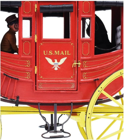 Artesanía Latina Diligencia STAGECOACH - Legende des Wilden Westens - Modellbausatz im Maßstab 1/12