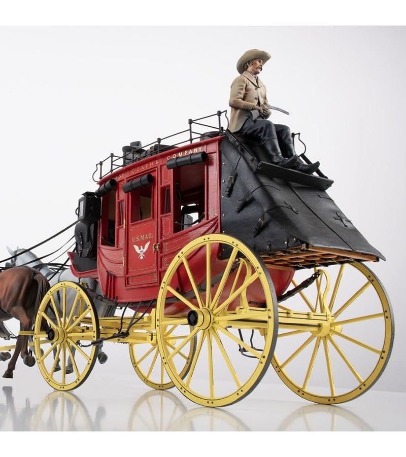 Artesanía Latina Diligencia STAGECOACH - Legende des Wilden Westens - Modellbausatz im Maßstab 1/12