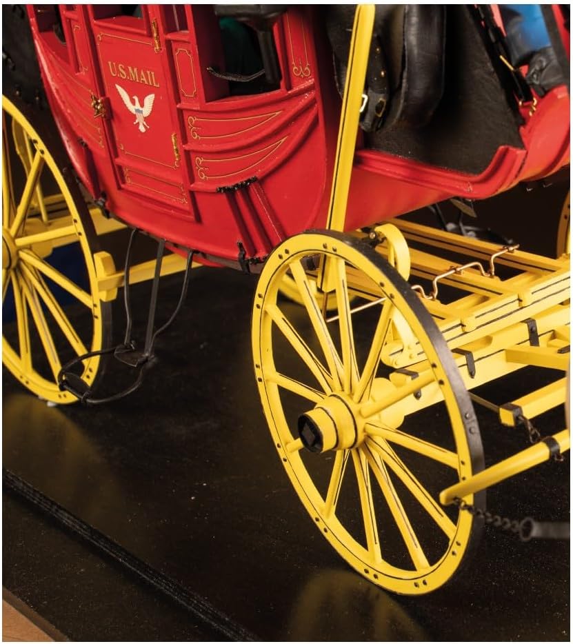 Artesanía Latina Diligencia STAGECOACH - Legende des Wilden Westens - Modellbausatz im Maßstab 1/12