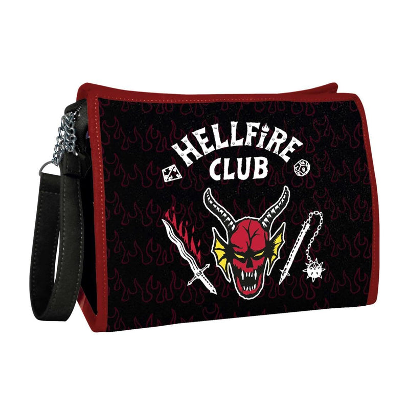 CERDÁ Life's Little Moments Stranger Things-Club Travel Toiletry Bag - Large Storage Capacity - Zip Closure - Original Product