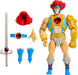 Masters of the Universe Origins & ThunderCats Action Figure Lion-O, 1980s Crossover Toy, 5.5 Inch Posable, Removable Armor, Accessory & Collector Card, JMJ18