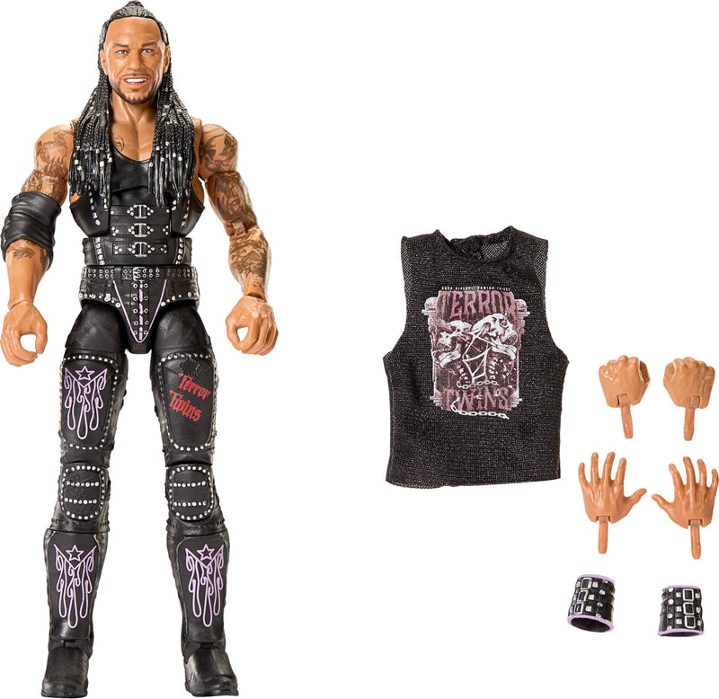 Mattel WWE Elite Action Figure & Accessories, Series #122 Set, 6-inch Collectible Damian Priest with 25 Articulation Points & Swappable Hands, JHT53