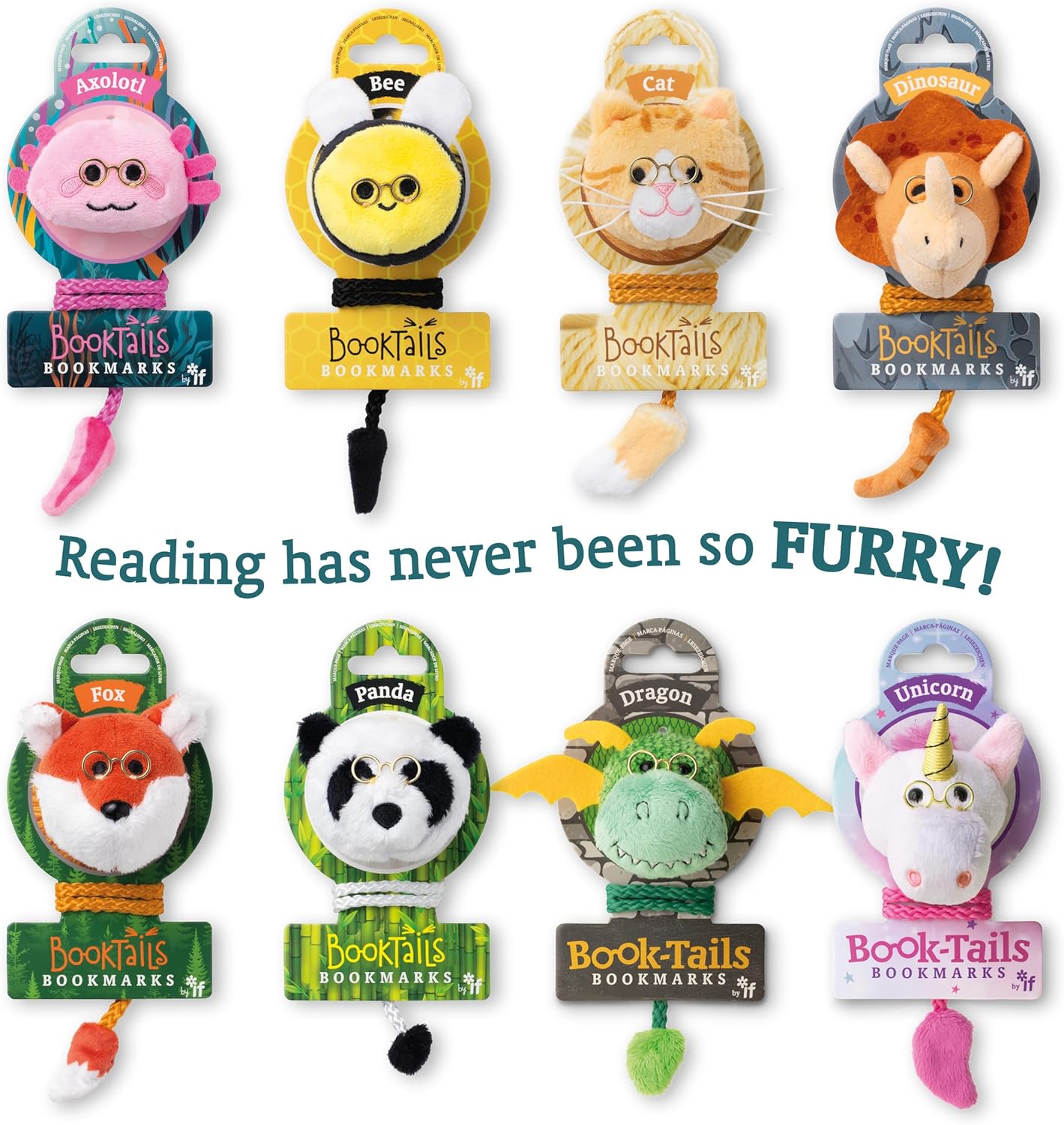 IF BookTails Bookmark - Axolotyl