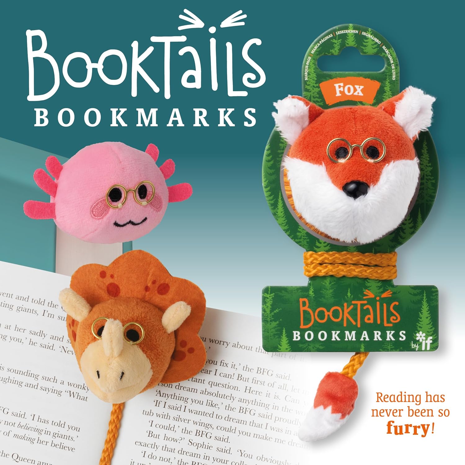 IF BookTails Bookmark - Bee