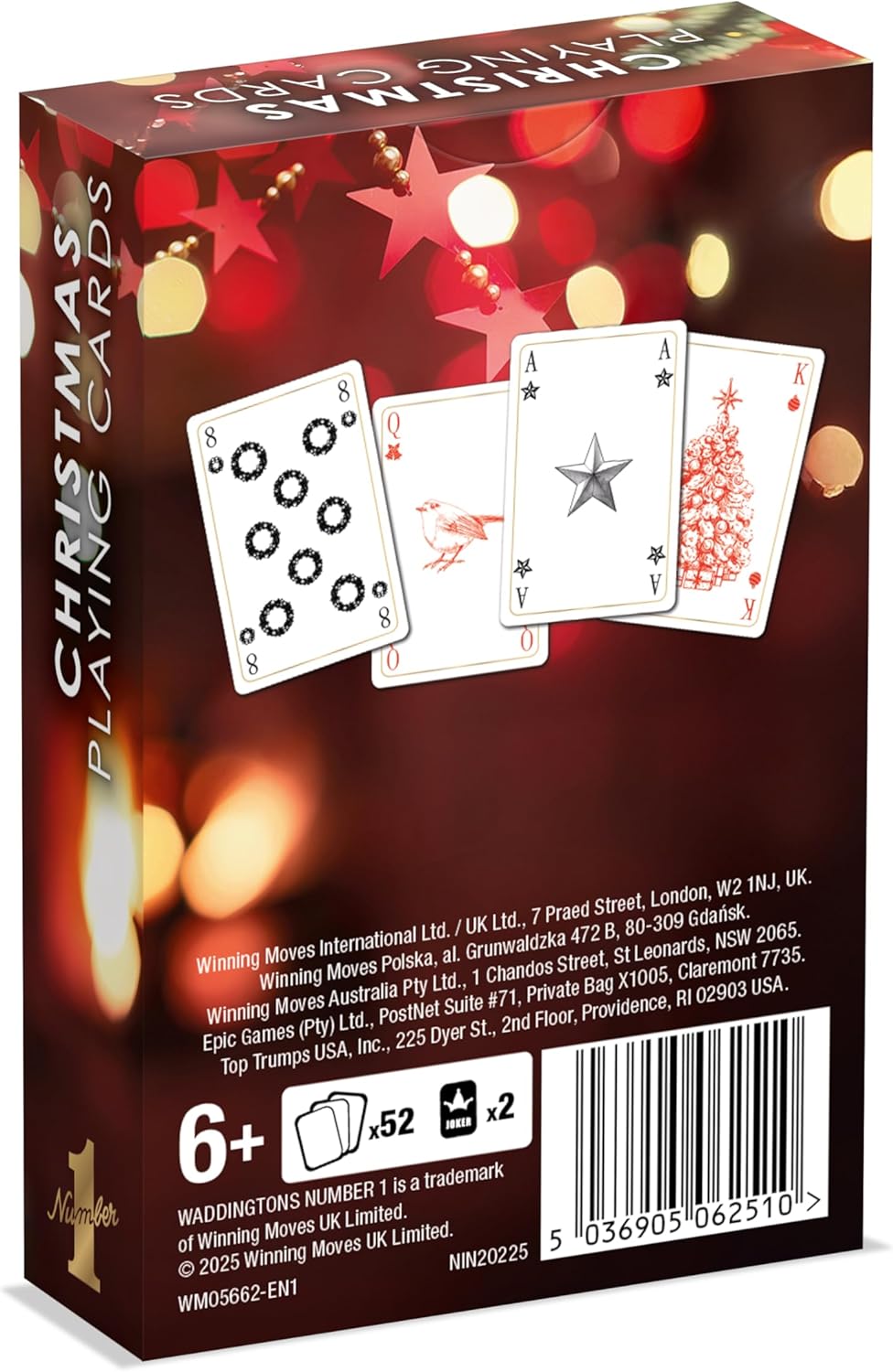 Waddingtons Number 1 Playing Card Game, Christmas Waddingtons Number One, Great Travel Companion, Gifts and Toys for Boys, Girls and Adults
