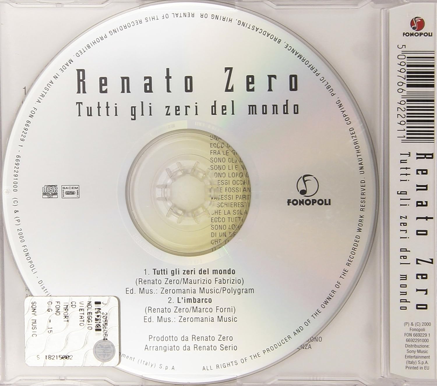 Tutti Gli Zeri