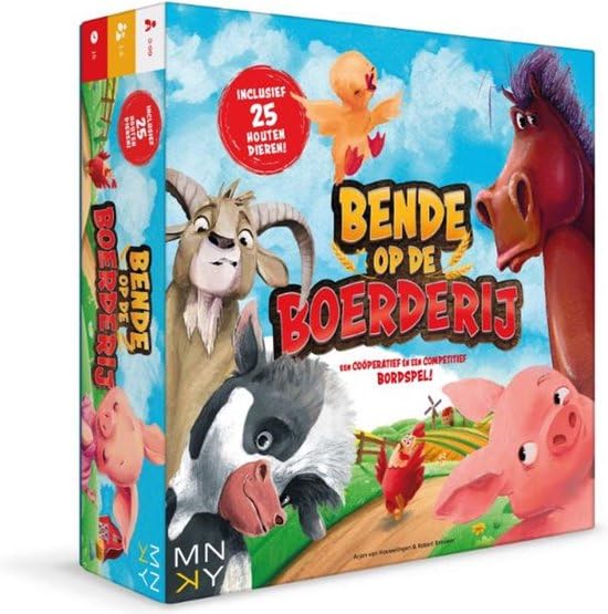 Rebo Rebo game: Gang on the farm board game. 3+