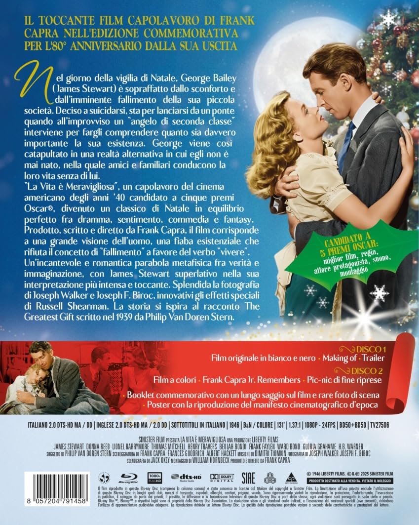 La Vita E' Meravigliosa - 80° Anniversario (2 Blu-Ray