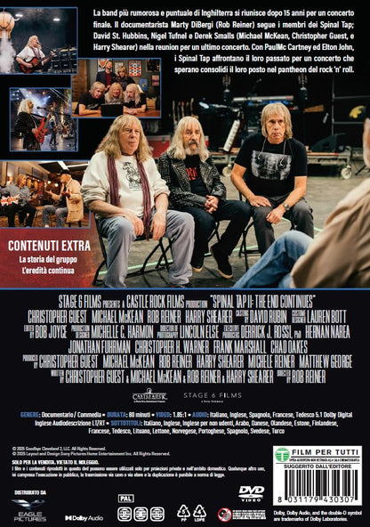 Dvd Spinal Tap II - La Fine E' Solo L'inizio